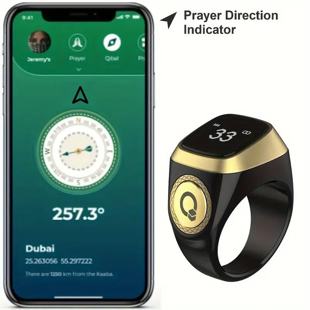 TBSOON Zikr Smart Ring – Your Ultimate Digital Prayer Companion