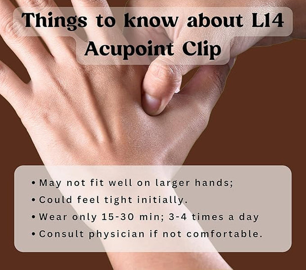 🌟Sugar Control Acupressure Clip for Diabetics Sugar Control LI4 Acupressure Point Clip Handheld Massager Headache Relief Product & Tension Relief 🌟