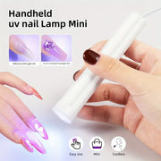Portable UV Nail Curing Lamp – Mini Handheld LED Gel Dryer, USB Powered, Quick-Dry & Cordless