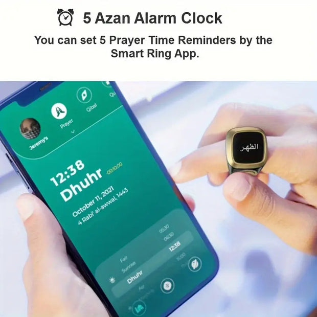 TBSOON Zikr Smart Ring – Your Ultimate Digital Prayer Companion